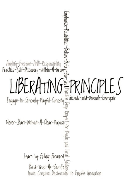 Liberating Structures Principles - Abstract Patterns - High Quality Retina Collection